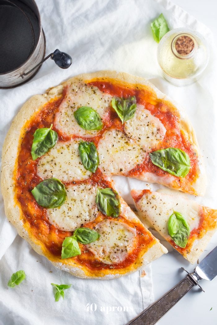 Perfect Paleo Pizza (Yeasted Cassava Flour Pizza Crust, Paleo Mozzarella)