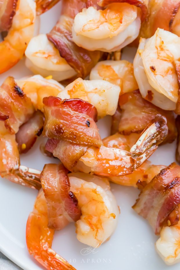 Bacon Wrapped Shrimp 40 Aprons