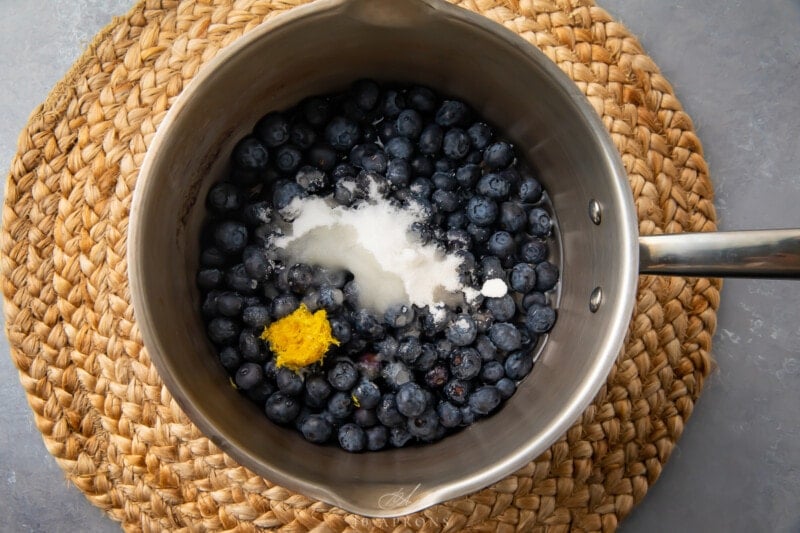 Blueberry Compote With Fresh Or Frozen Blueberries Aprons