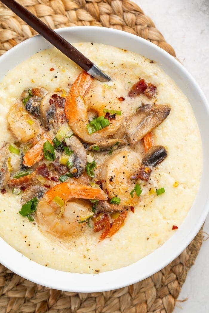 Bowl of shrimp and grits