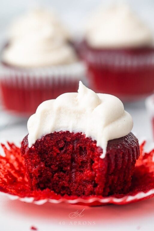 Vegan Red Velvet Cupcakes - 40 Aprons