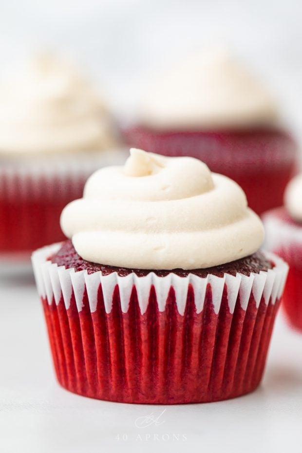 Vegan Red Velvet Cupcakes - 40 Aprons