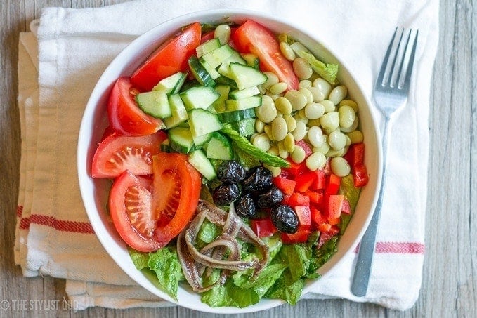 Nicoise Salad. Authentic, simple, and packed full of veggies, this true Nicoise salad is the perfect lunch or light dinner // The Stylist Quo