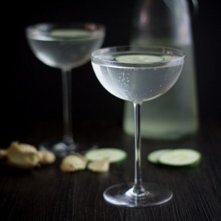 Cucumber Ginger Mocktail - 40 Aprons