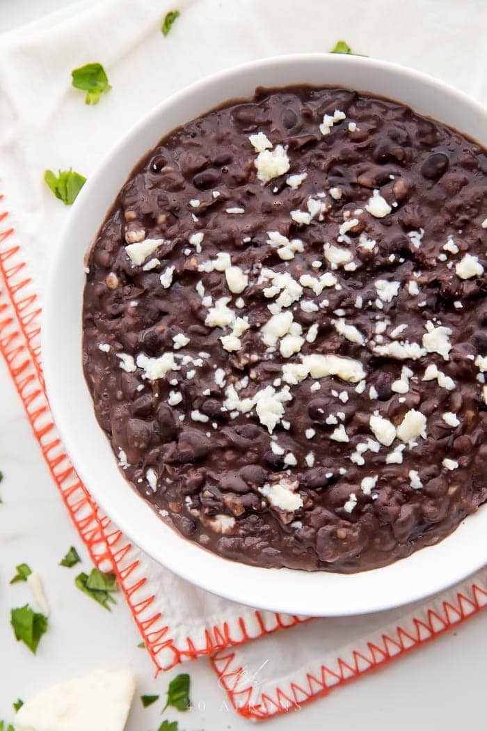 Refried Black Beans - 40 Aprons