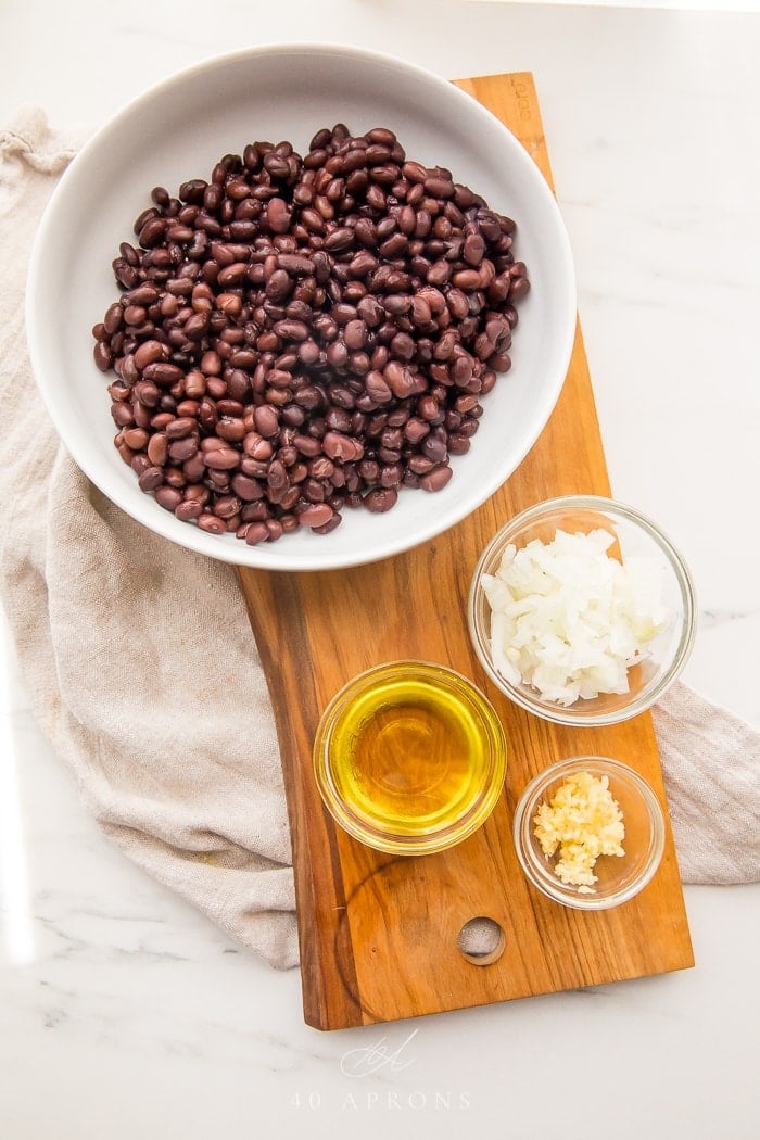 Refried Black Beans - 40 Aprons