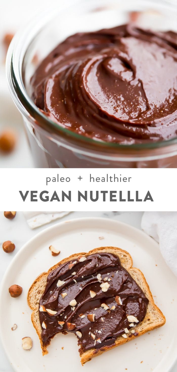 Vegan Nutella Pinterest image