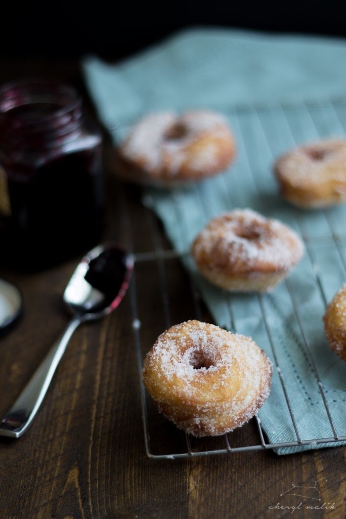 Vegan raspberry-filled cronut. JUST as good as it sounds.