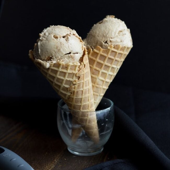 Cookie Butter Earl Grey Ice Cream (Vegan) - 40 Aprons