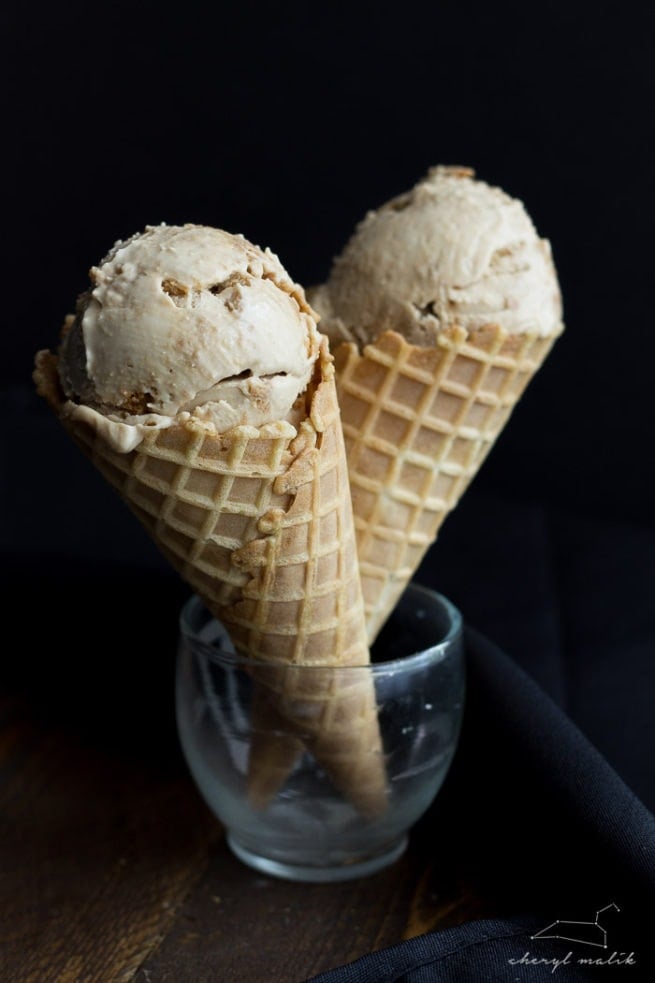 Cookie Butter Earl Grey Ice Cream (Vegan) - 40 Aprons