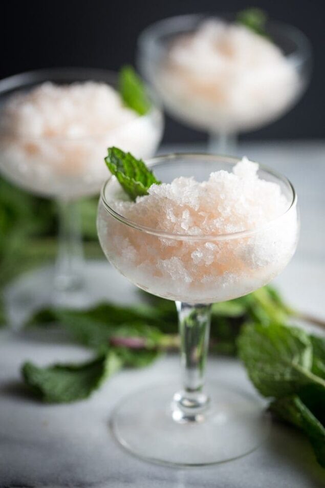 Grapefruit-Mint Granita - 40 Aprons