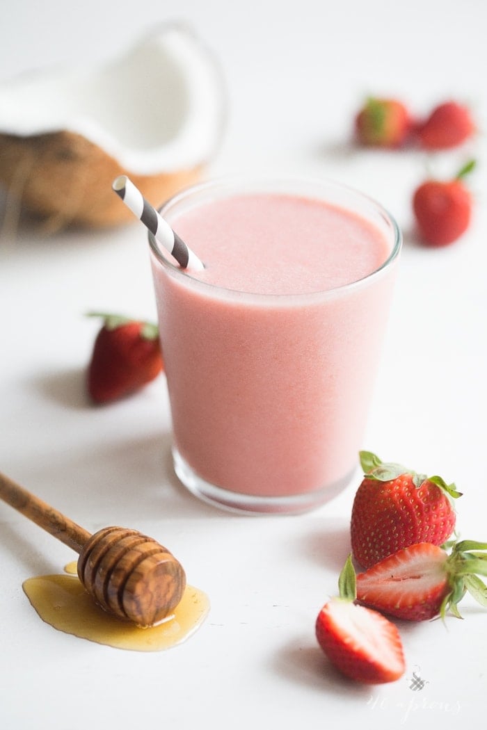 Single Serve Strawberry Smoothie  Confessions of an Overworked Mom