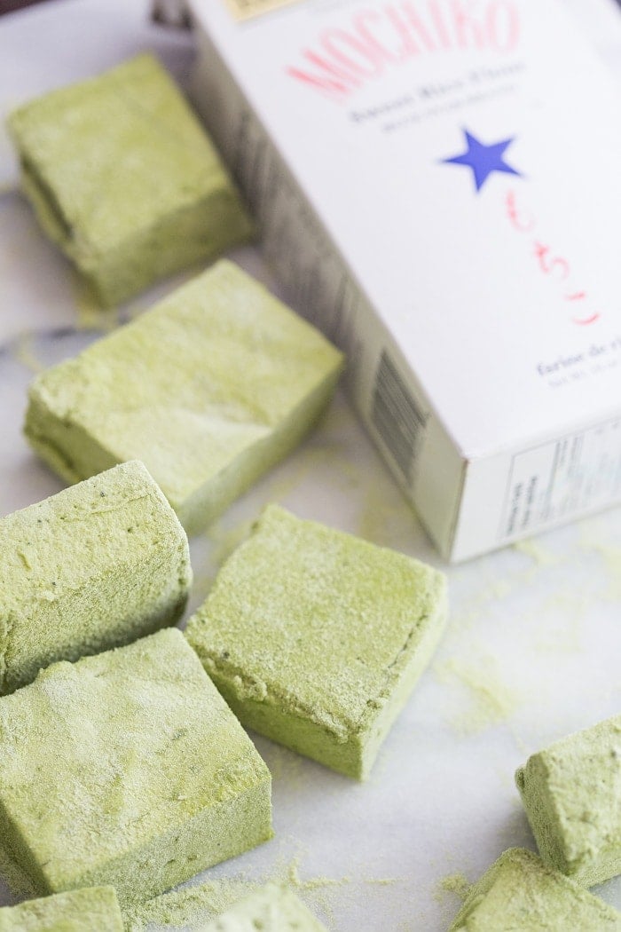 Matcha Marshmallows. Soft and pillowy, sweet and earthy. You need these... because I said so. /// 40 Aprons