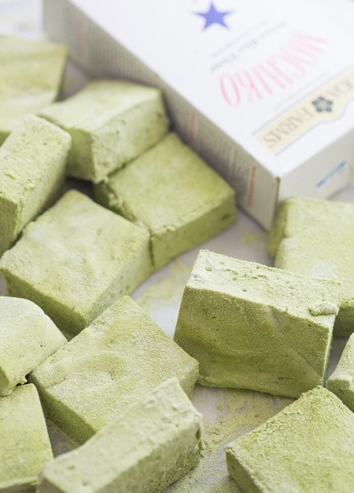 Matcha Marshmallows. Soft and pillowy, sweet and earthy. You need these... because I said so. /// 40 Aprons