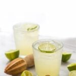 Champagne Margarita - the perfect margarita topped with a bit of bubbly. Oh. So. Good. // 40 Aprons