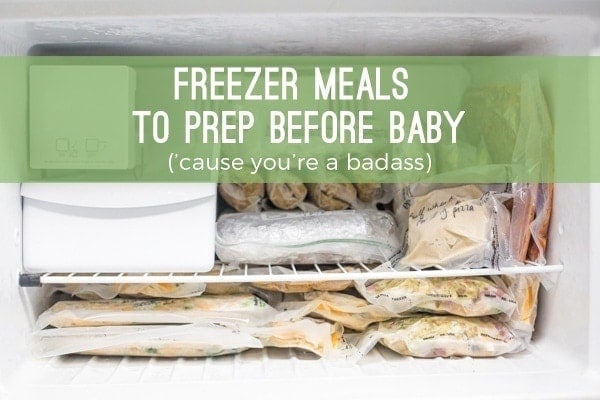 Freezer Meals to Prepare for Baby