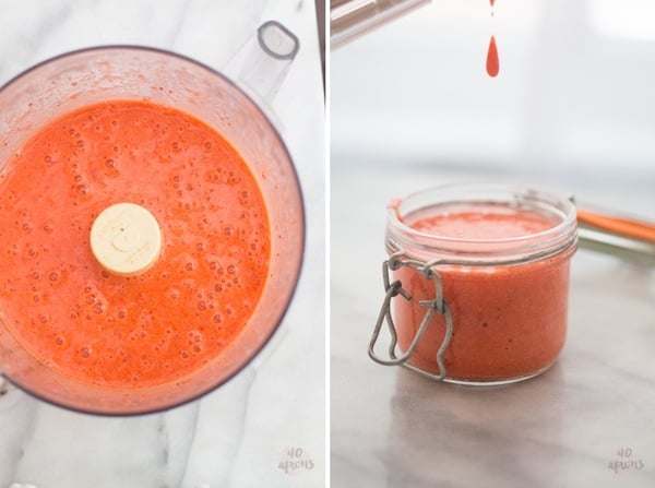 Roasted strawberry and buttermilk ice cream - Jeni's Ice Creams recipe. The perfect strawberry ice cream. // 40 Aprons