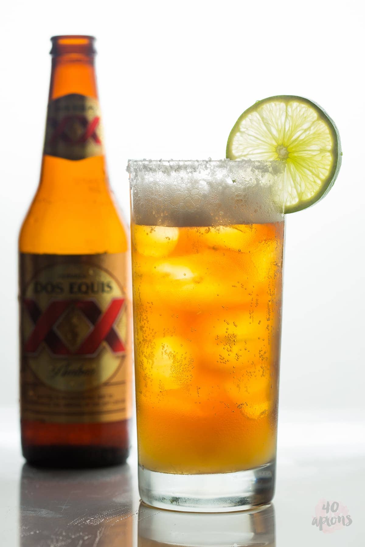 Chelada {Mexican Beer Cocktail} - So refreshing and so easy. // 40 Aprons