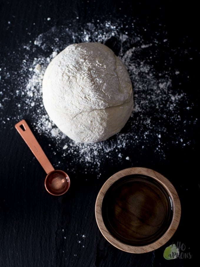 Perfect Food Processor Pizza Dough. Not only is this pizza dough just perfect in taste and texture, it's so quick and easy. // 40 Aprons