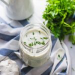 The best Whole30 ranch dressing. Garlicky with fresh herbs, it's the best paleo ranch dressing out there!