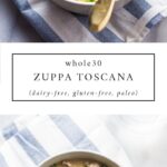 This Whole30 zuppa toscana is rich and creamy, spicy, and absolutely bursting with flavor. Dairy free, gluten free, grain free, and sugar free, this paleo zuppa toscana is one of the best Whole30 soups out there!