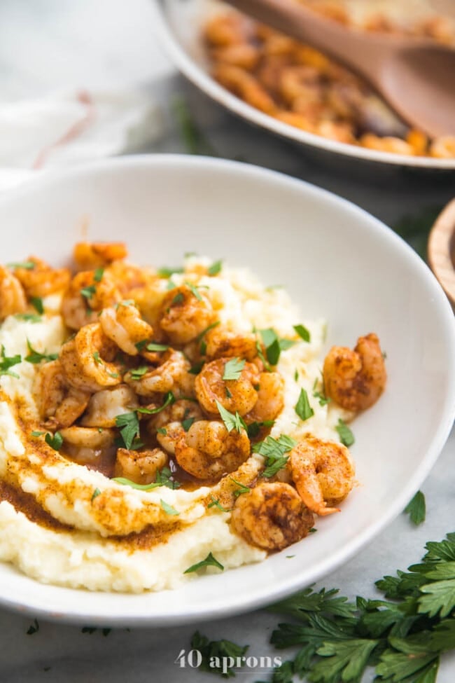 Paleo Shrimp and Grits Recipe (Whole30)