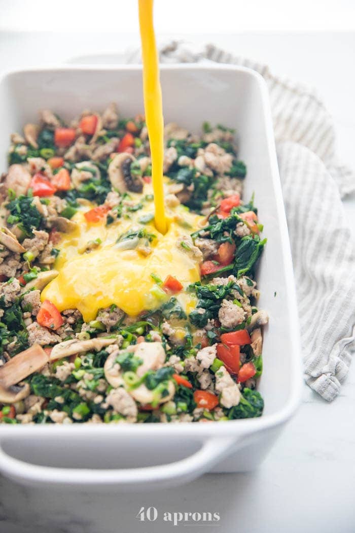 Whole30 Chicken Sausage Breakfast Skillet - The Kitcheneer