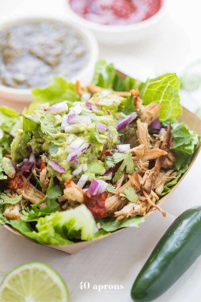 Chipotle Copycat Whole30 Carnitas Bowl