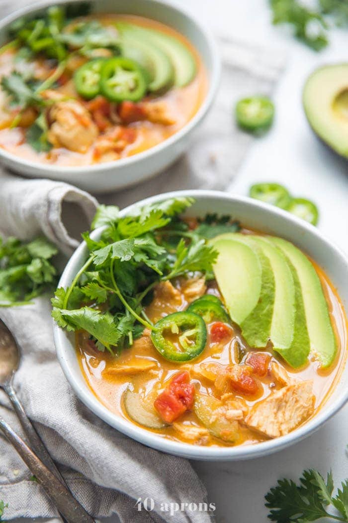 Paleo chicken tortilla soup recipe