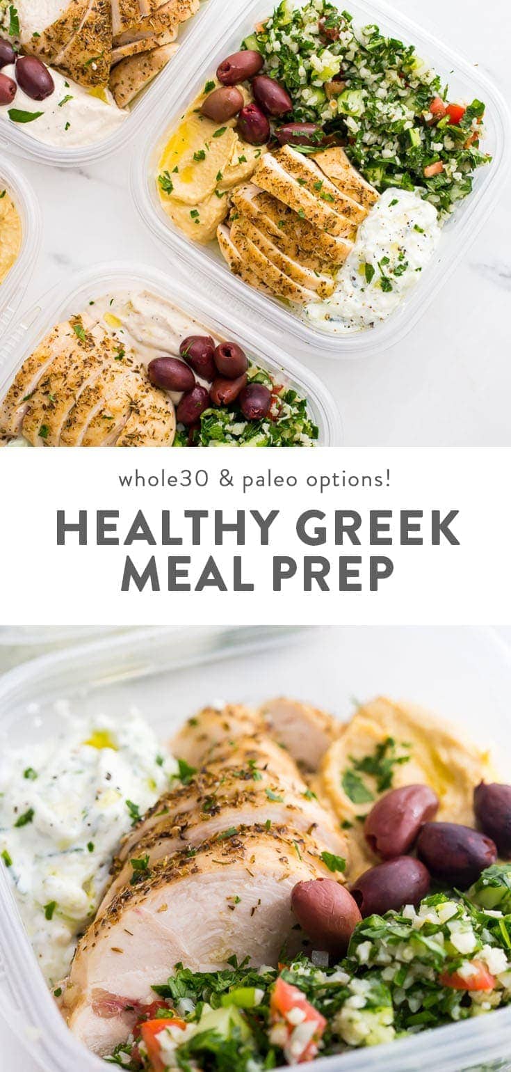 Greek Healthy Meal Prep Recipe (Paleo & Whole30 Meal Prep Options)