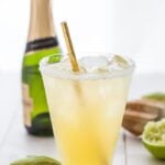 These paleo margaritas with champagne are so easy and so delicious. With only a few ingredients, this paleo margaritas with champagne recipe is easy to memorize and quick to pull together anytime. You'll fall in love with the bit of bubbly in these paleo margaritas with champagne - it's the perfect twist on a favorite paleo margaritas recipe!