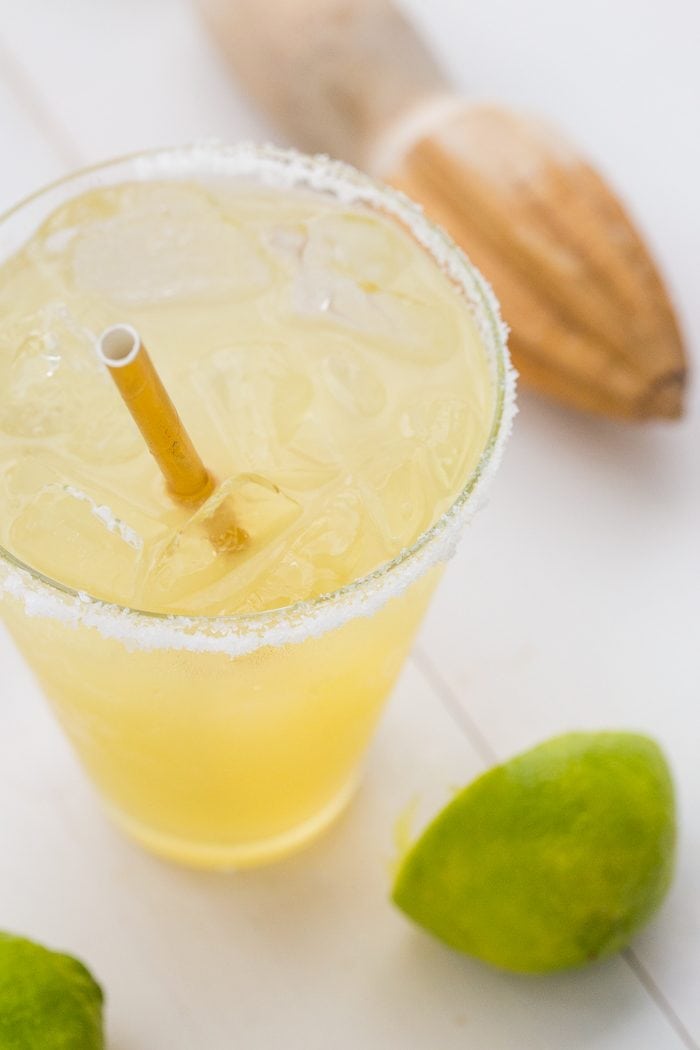 These paleo margaritas with champagne are so easy and so delicious. With only a few ingredients, this paleo margaritas with champagne recipe is easy to memorize and quick to pull together anytime. You'll fall in love with the bit of bubbly in these paleo margaritas with champagne - it's the perfect twist on a favorite paleo margaritas recipe!