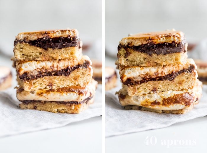 These paleo smores bars are the perfect paleo dessert this summer. A graham cracker crust, topped with chocolate and a burnt marshmallow layer, they're inspired by the classic summer treat but are grain-free, dairy-free, and refined-sugar-free. These paleo smores bars are great for entertaining!