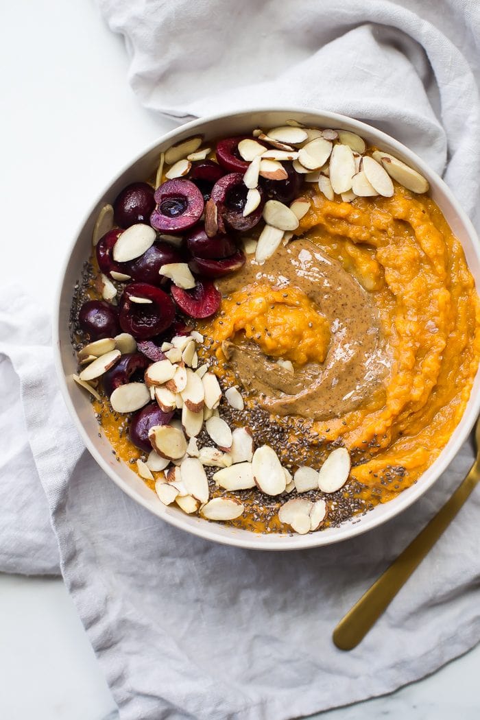 Sweet Potato Breakfast Meal Prep Bowls - No Getting Off This Train