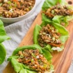 Healthy lettuce wraps PF Changs style