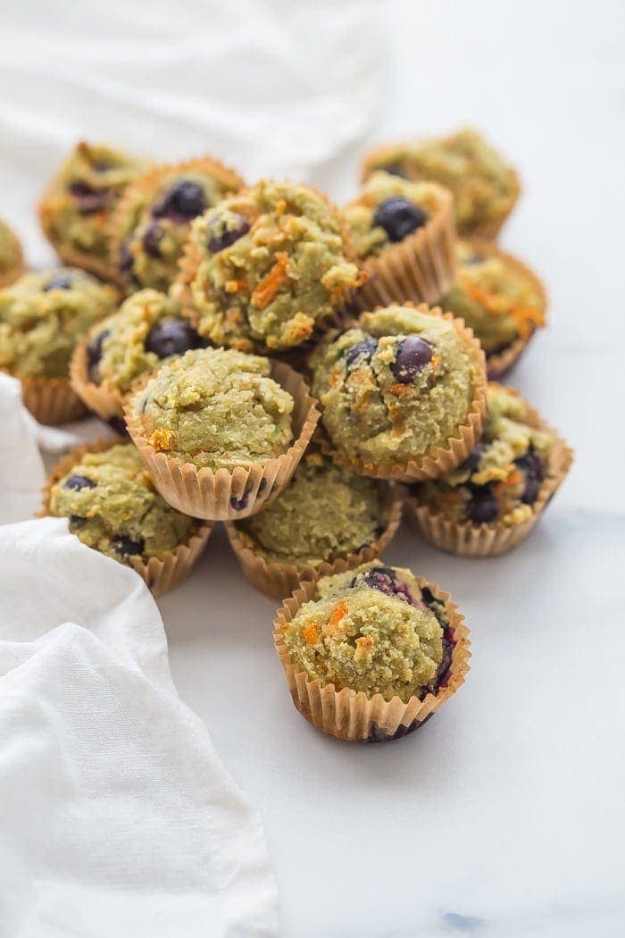 Gluten-Free Muffins for Kids (with Blueberries and Avocado)