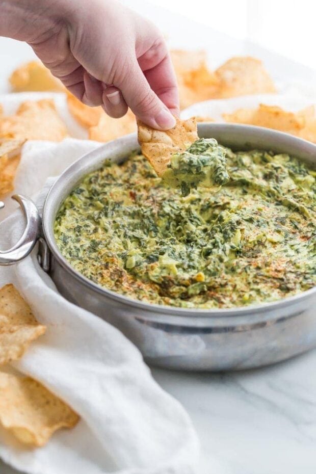 Paleo Spinach Artichoke Dip (Vegan Spinach Artichoke Dip)