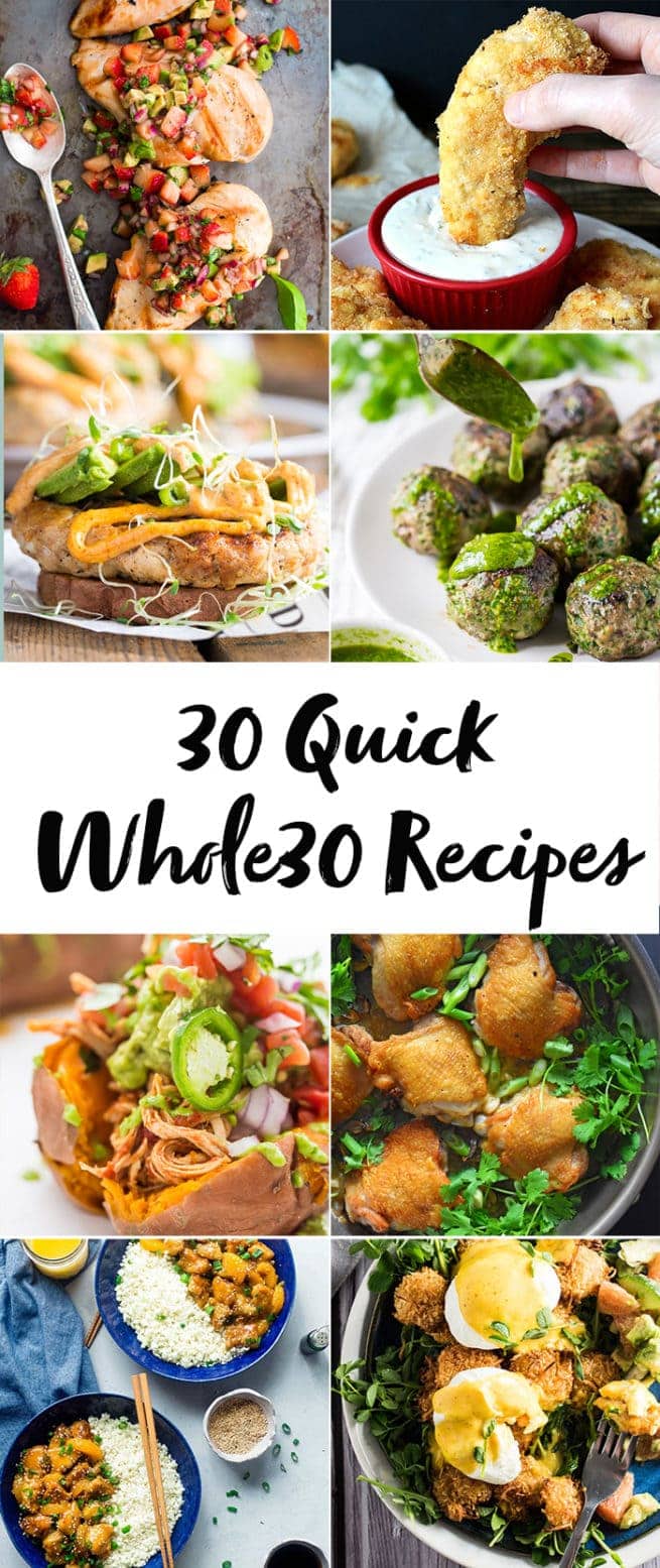 30 Quick Whole30 Recipes Whole30 Dinner Recipes