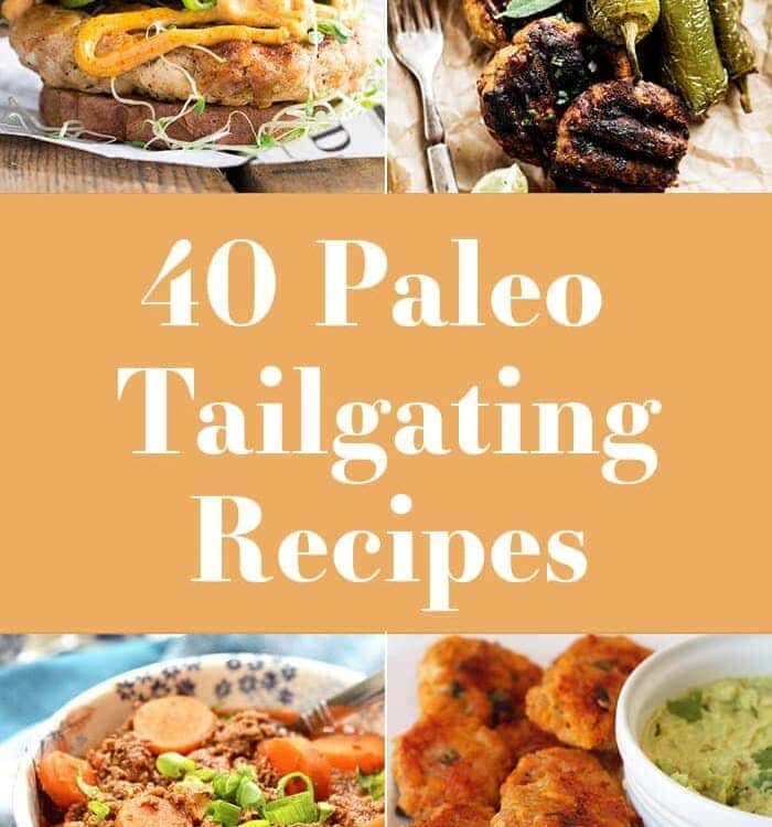 I've compiled the 40 best paleo tailgating recipes to make this football season epic! Dairy-free, gluten-free, grain-free, and refined-sugar-free, these paleo tailgating recipes make awesome snacks and can be combined for a killer game-watching experience. Check out these 40 best paleo tailgating recipes!