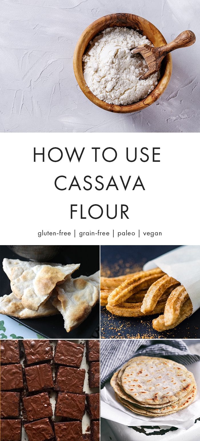 Looking to learn how to use cassava flour or needing cassava flour recipes? My "how to use cassava flour" guide will help you learn everything you need to know about the gluten- and grain-free flour favorite, with plenty of amazing cassava flour recipes to work with! You'll learn everything you need to know about how to use cassava flour here. Click here to try my favorite cassava flour.
