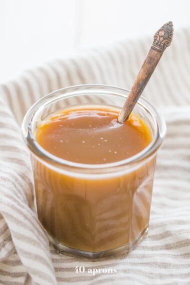 Instant Pot Caramel Sauce (Vegan, Paleo, Refined Sugar Free)