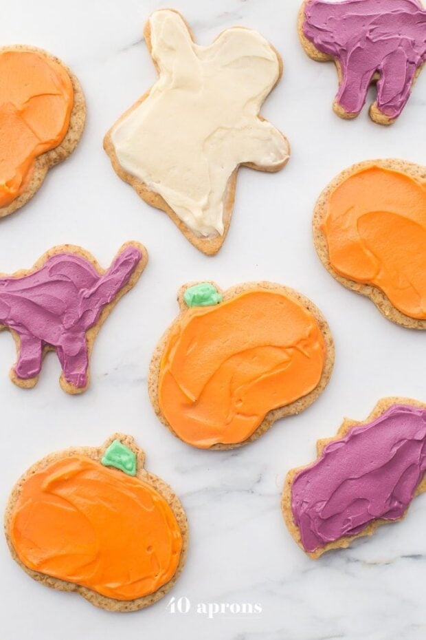 Paleo Halloween Cookies (Gluten Free, Grain Free, Refined Sugar Free)