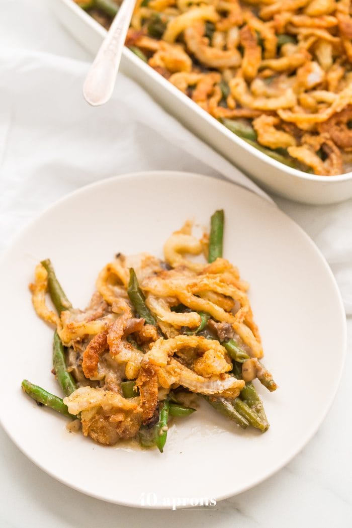 Healthy Thanksgiving Side Dishes:  Green Bean Casserole