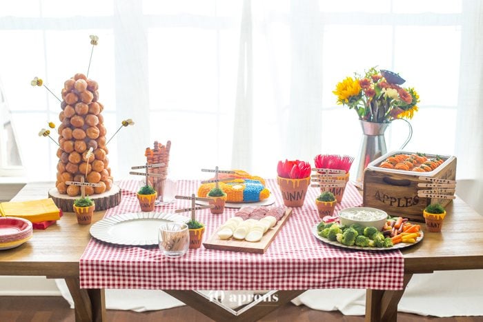 This DIY Winnie the Pooh birthday party is too cute! With tons of Winnie the Pooh birthday party ideas, this is your Winnie the Pooh birthday party guide. Happy birthday, little one! It'd make a great Winnie the Pooh baby shower, too.