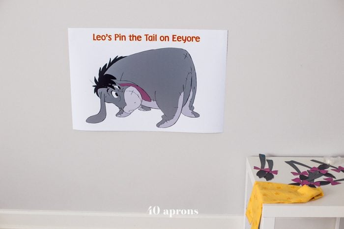 Leo's DIY Winnie the Pooh Birthday Party - 40 Aprons