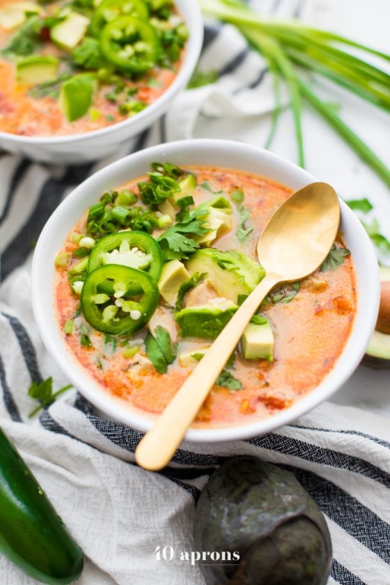 Leftover Turkey Tortilla Soup (Whole30 Tortilla Soup)