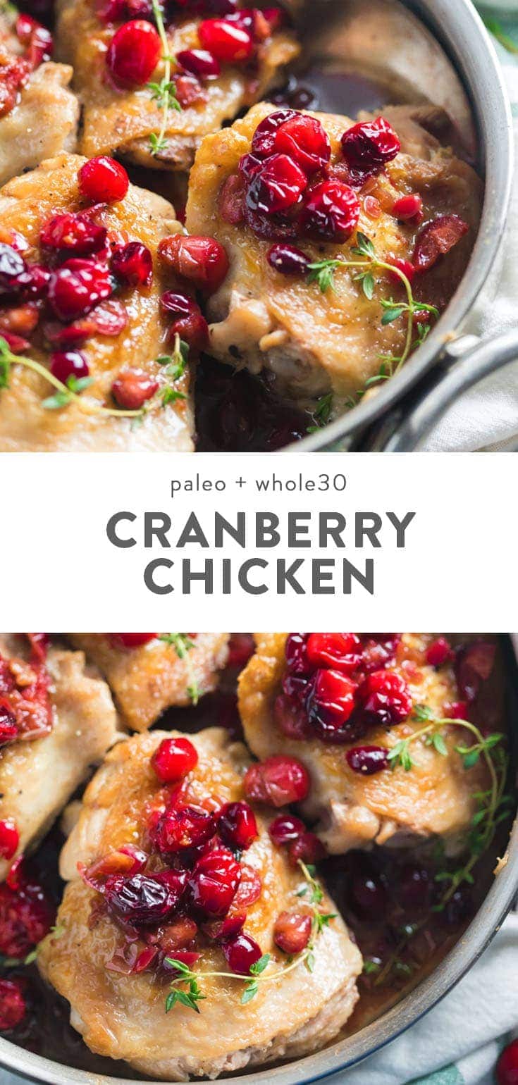 Whole30 Cranberry Chicken (Whole30 Chicken with Cranberries)