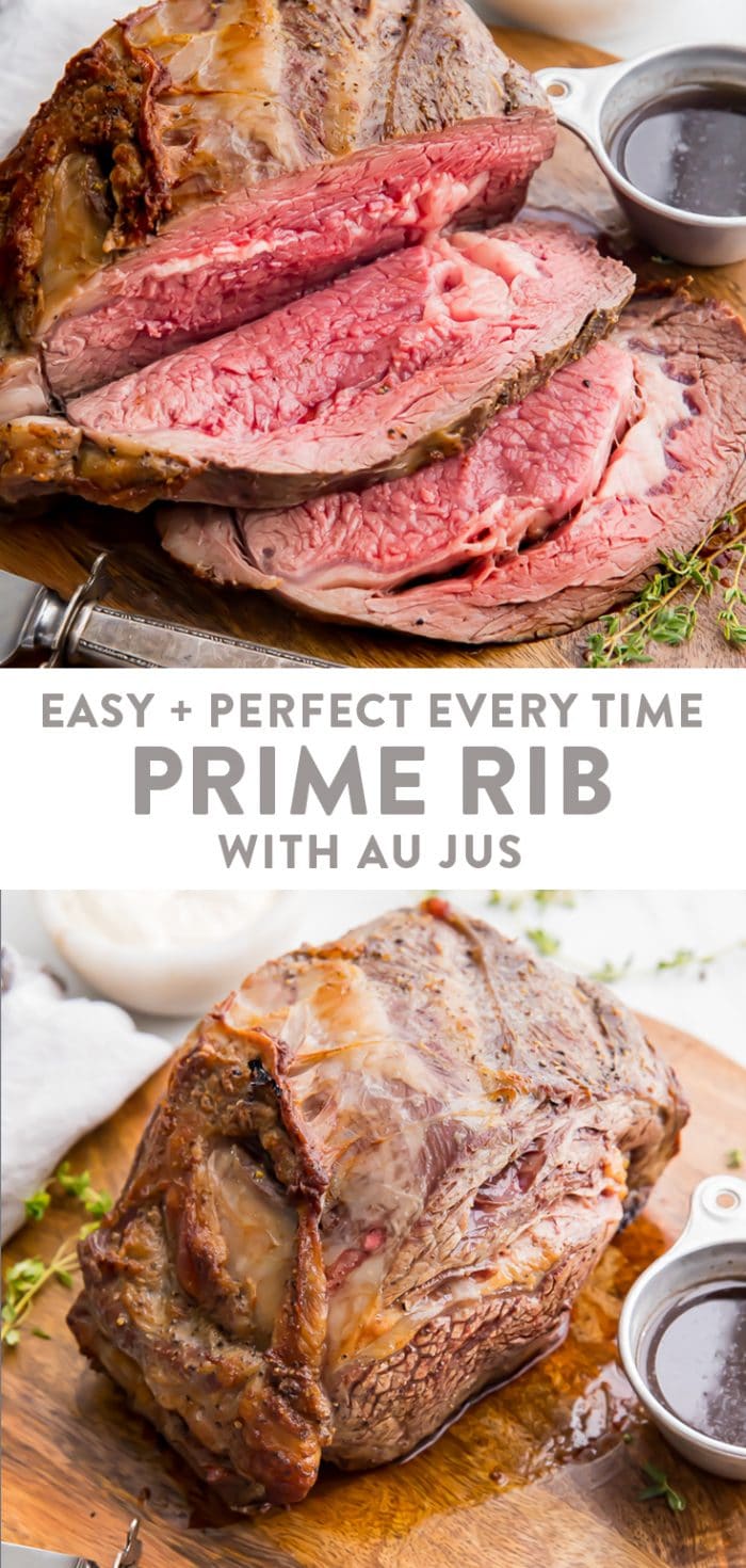 Prime Rib with Au Jus Pinterest graphic