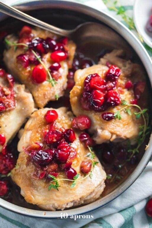 Whole30 Cranberry Chicken (Whole30 Chicken with Cranberries)