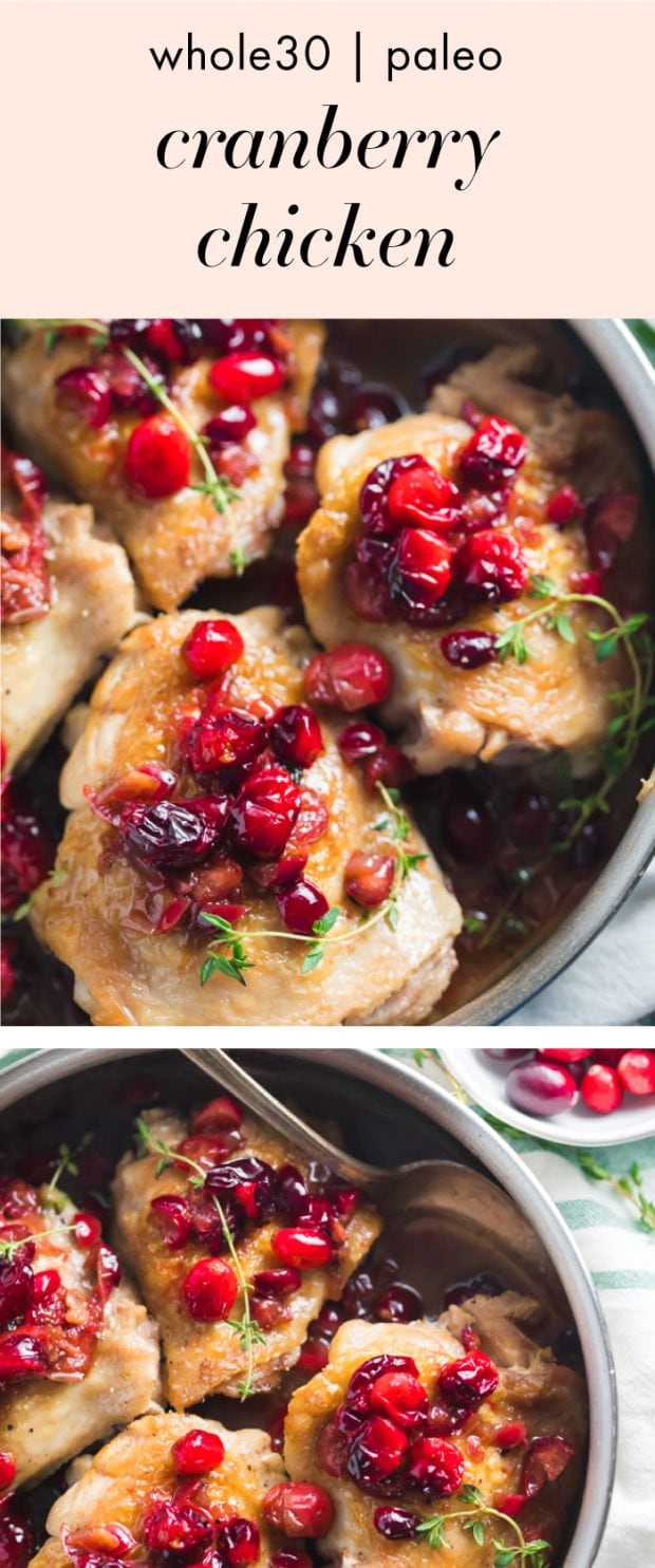 Whole30 Cranberry Chicken (Whole30 Chicken with Cranberries)